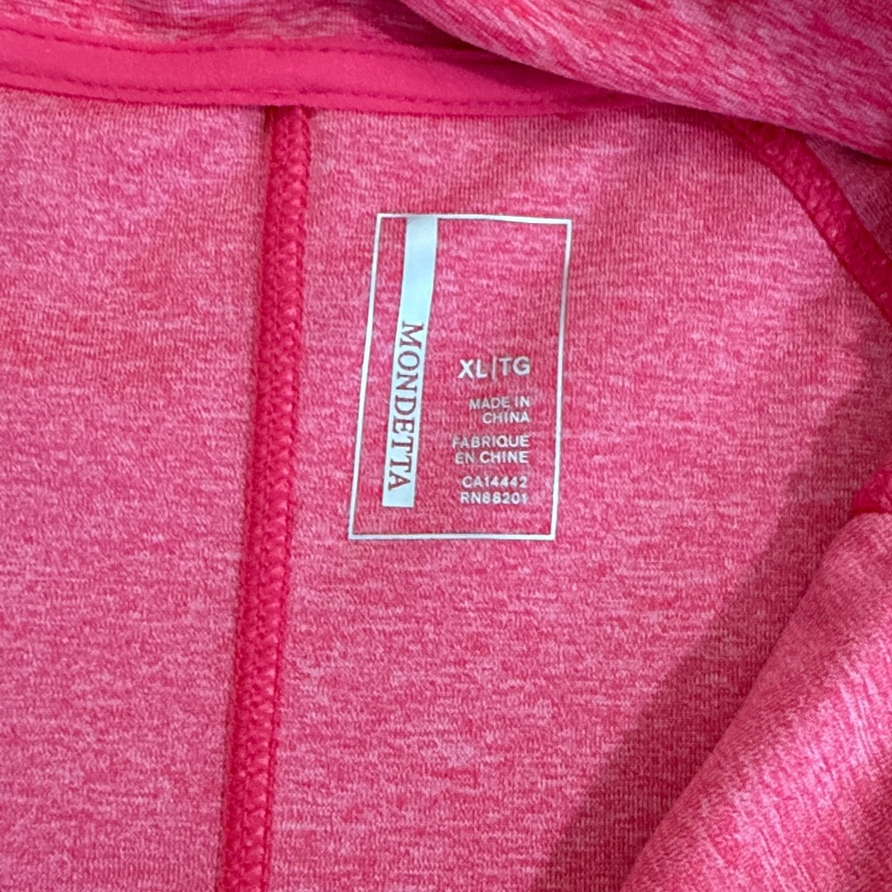 Mondetta Hot Pink Heather Full-Zip Hoodie - Picture 4 of 7